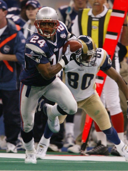 Ty Law, CB - New England Patriots (1995-2004), New York Jets (2005, 2008), Kansas City Chiefs (2006-07), Denver Broncos (2009)