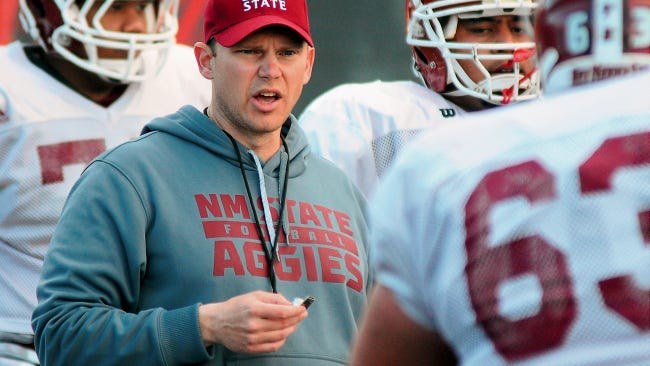 Andy Richman has left the New Mexico State football program for the offensive coordinator position at Eastern Kentucky.