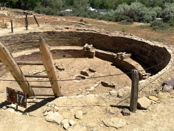 The inside of the Tower Kiva at the Salmon Ruins in Bloomfield is seen in this 2017 photo.