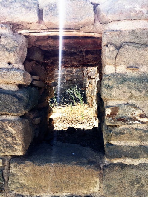A window looking into a room is among the first things visitors to the Salmon Ruins in Bloomfield see as they enter the sprawling Anasazi ancestral Pueblo complex.