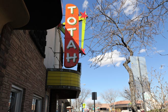 The Totah Theater is pictured, Friday, March 29, 2019, in downtown Farmington.