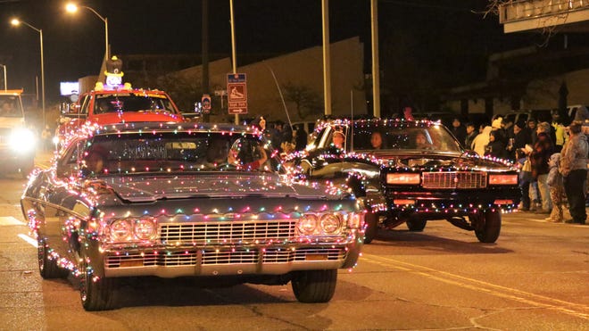 The Northern New Mexico Street Rodders participated in Farmington ' s annual Christmas Parade on Dec. 5, 2019.