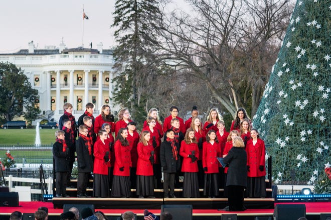 The West Tennessee Youth Chorus performed at the 2019 National Christmas Tree Lighting Ceremony.