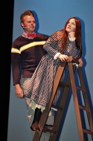 Kevin Tschetter and Alhanna Valerio are featured in the San Juan College Theatre production of "Our Town" continuing this weekend on the college campus in Farmington.