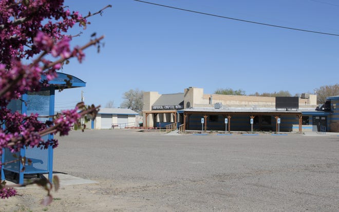 The Shiprock Chapter house is pictured on April 25 in Shiprock. The chapter houses on the Navajo Nation have been closed to the public since the tribal government issued a state of emergency and public health orders in response to the coronavirus.
