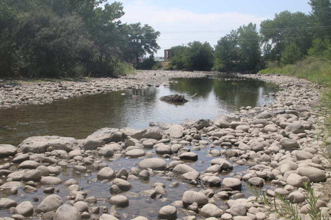 Above-average temperatures and below-average rainfall have combined to take a toll on the Animas River in Farmington.