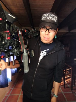 Director Kody Dayish is featured on the set of "Parole," which earned the Shiprock native the Emerging Filmmaking Award at the Recent LA Skinsfest in Los Angeles.